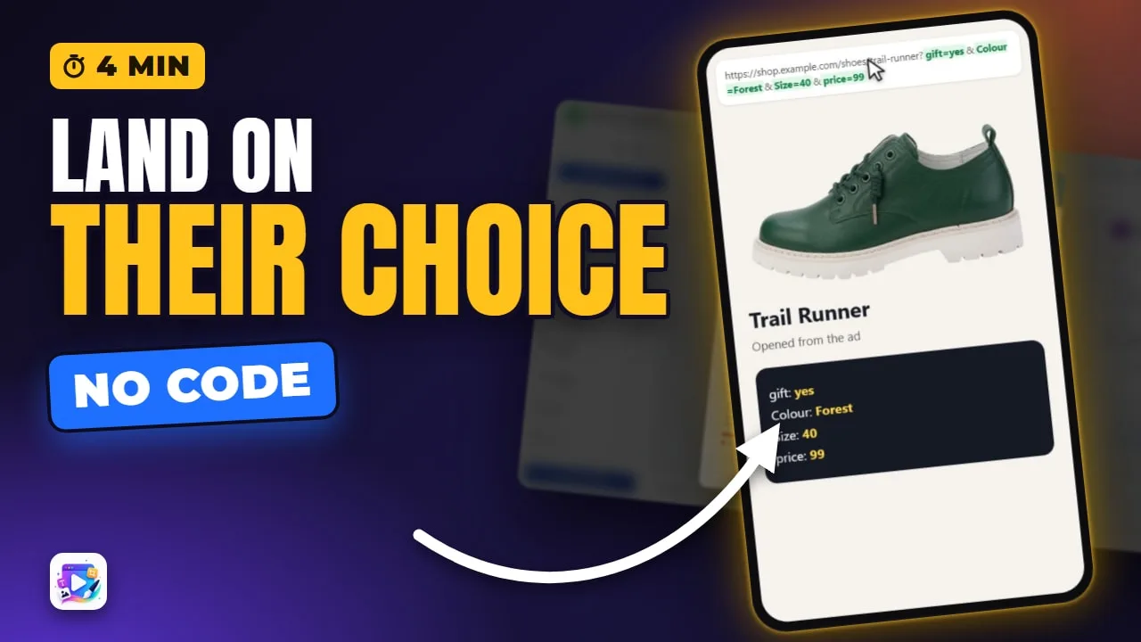 Deep Links for Playable Ads: Send the Viewer's Choice to Your Page — video thumbnail
