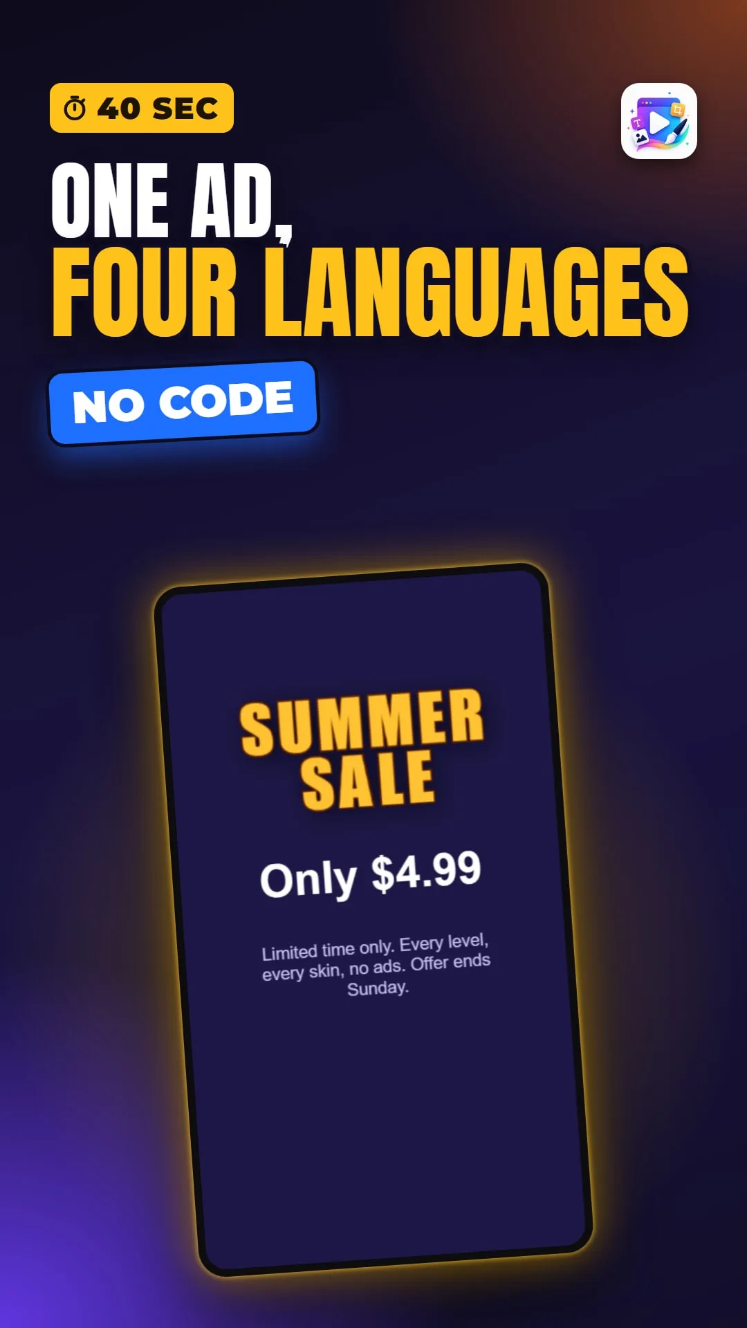 One Playable Ad, Four Languages — Arabic Included — video thumbnail