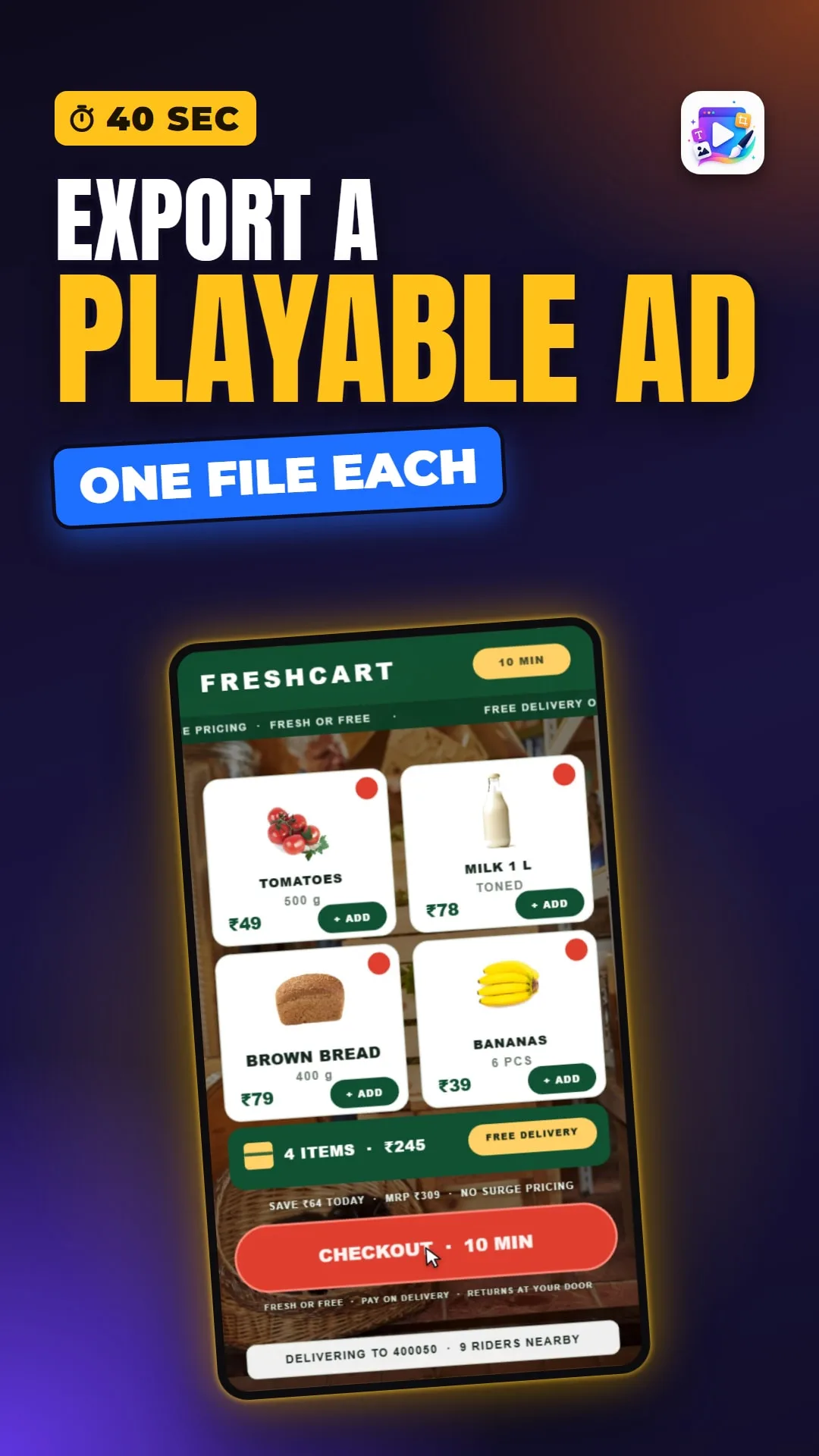 Exporting a Playable Ad: One File Per Network — video thumbnail